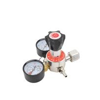 Alaus CO2 slėgio reguliavimo vožtuvas Lydinio 160PSI 230PSI statinės CO2 reguliatorius alaus darykloms, barams, restoranams 7 16 20UNF white