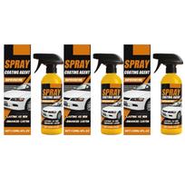 3 vnt. Nano automobilio dangos purškalas, Automobilio dažų paviršių apsaugai, Tinka automobiliams su keraminėmis dangomis, 120 ml one size balta