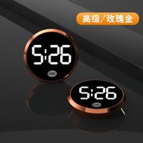 Fashion Car Dashboard LED Digital Clock Electronic Display Time Temperature Monitor Vehicle Accessory with Adjustable Brightness and Easy Installation One Size black