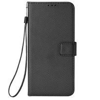 For Samsung A56 5G Cover Luxury Flip Diamond Pattern lanyard Business Wallet Case Leather for Galaxy A36 A26 A16 5G Phone Case For Galaxy A56 5G juoda