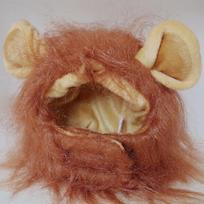 Pet Lion Mane Costume Headgear for Cats Halloween Parties Photo Shoots Dark brown #1