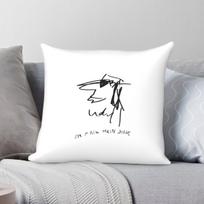 Udo Lindenberg Ich Mache Mein Ding Square Pillowcase Polyester Linen Velvet Printed Zip Decor Throw Pillow Car Cushion Cover 30X30CM