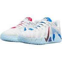 Nike Ja Morant 3 žemi krepšinio bateliai Balti Mėlyni Raudoni Unisex IQ0839-001 36 raudona