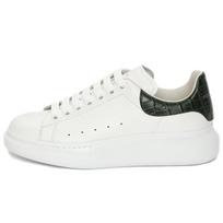 Alexander McQueen Oversized Sneaker 'White Forest Green Crocodile' 625162WIAFX9448 43 white