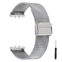Metal Strap for Samsung Galaxy Fit 3 fit3 SM-R390 Stainless Steel watchband Replacement Band Bracelet wristband Galaxy Fit 3 sidabras