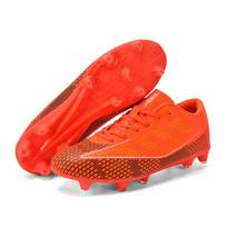 Nauji Vyriški Futbolo Batai Neslystantys FG Aukščiausios Kokybės Sportbačiai Su Dygliukais Treniruočių Futbolo Batai Didmeninė Prekyba Dropshippingas Unisex Suaugusiems 45 black