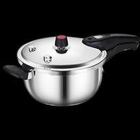Shuangxi 304 Stainless Steel Multi-Stove Pressure Cooker white