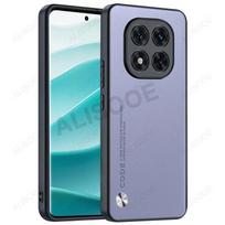 Dėklas Redmi Note 14 Pro Plus 5G, prabangus pluošto tekstūros PU odos dangtelis, dėklas Xiaomi Redmi Note 14, atsparus smūgiams dėklas Redmi Note 14 5G šviesiai violetinė spalva