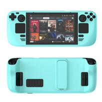 Suitable For Steam Deck Skin-Friendly Feel For Steam Deck Oled Colorful PC Protective Case With Stand Game Console Accessories šviesiai mėlyna spalva