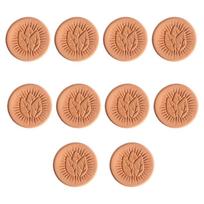 10 vnt. Lengvai naudojami dūmų cigarų drėkintuvo drėgmės pagalvėlės entuziastams 1 beige
