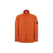 Stone Island Solid Color Logo Badge Stand Collar Long Sleeve Jacket Men Jacket Orange 781542730-V0073 M