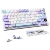 MAMBASNAKE ATTACK SHARK X820ULTRA Mechanical Gaming Keyboard RGB PBT Hot-Swap Trimode įvairiaspalvis