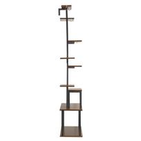 Plant Stand Indoor with Grow Lights, 160cm Tall 9-Tier Lighted Plant Shelf, Metal Corner Plants Holder, 3 Timer & 10 Brightness, Curve-Shaped Flower