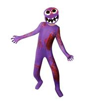 Vibrant Kids' Roblox Rainbow Friends Cosplay Jumpsuit Costume For Halloween And Parties 120