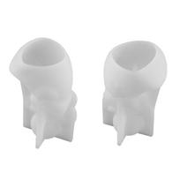 Silicone Moulds,Hand-made angel-statue resin casting mold,DIY Candle Mold,Making Plaster Orname Mould For Home Tabletop Decorati white