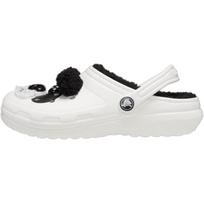 Crocs Classic Lined I Am Panda Bear Anti Slip Wear Resistant Low Top Kids' Slippers White Children Aged 3 7 Years Old 27-28 balta