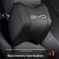 Memory Foam Neck Support Pillow for BYD Han Tang Qin PLUS & Song ProMAX Seats Standard black