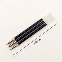 100 vnt. metalinių tušinukų šerdelų, tinkamų daugiafunkciams dvigubo galo rašikliams su peiliuku 100PCS black