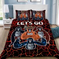 New Game Gorilla Tag Bedding Set Boys Girls Single Twin Queen Full Size Duvet Cover Pillowcase Bed Adult Bedroom Home Textiles 135x200cm gray