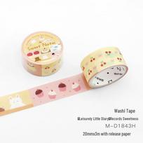 Letter Lover & Washi Tape Yoyo: Korean Style Children's Planner & Collage beige