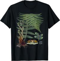 Papartis Botaninis augalas Botanika Marškinėliai Dovana Unisex Marškinėliai S įvairiaspalvis