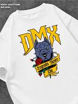 DMX Print T-shirt M yellow