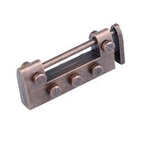 Klasikinis užrakto galvosūkis 3D atrakinamas susikabinantis metalinis IQ testas proto žaidimo žaislai smegenų mankšta Fidget nerimo žaislai ir pomėgiai gray