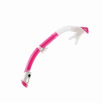 Full Dry Adult Snorkel Breathing Tube with Automatic Waterproof Valve and Food Grade Silicone Mouthpiece Adult Swimmers Pink