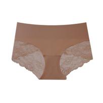Cotton Underwear for Women Sexy Lace Stretch Hipster Panties High Waisted Seamless Soft Bikini Briefs M kava