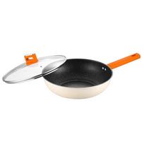 DESLON 30cm Fine Iron Non-stick Wok