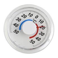 Shutter-Mountable Analog Thermometer with Metal Pointer for Reliable Indoor and Outdoor Temperature Monitoring China Mainland white