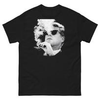 JFK Smoking Cigar Graphic T Shirt Unisex classic tee XXXL white