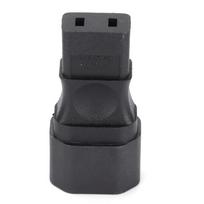 Durable 6A C14 to C9 Power Plug Adapter 250V Black Power Adapter Long Life Power Plug Adapter Computer