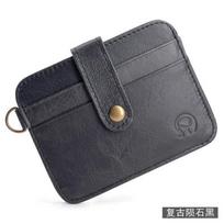 Men Genuine Leather Slim Wallet Male Small Purse Mini Money Bag Walet Thin Portomonee Carteras Man'S Wallet Card Holder