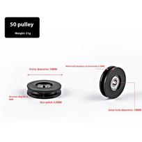 50-160Mm Universal Gym Bearing Pulley Nylon Bearing Pulley Wheel Cable Fitness Bearing Pulley Fitness Equipment 50mm