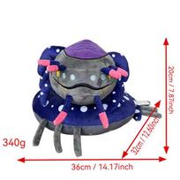 Cute Deep Sea Creature Plush Toy Soft Stuffed Animal Character Doll Holiday Gift for Game Fans Kids