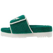 GUCCI x Adidas Originals šlepetės vyriškos žalia 702412 UU010 3171 39 white