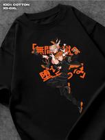 Akito Shinonome T-shirt Mens Tshirt Womens Tshirts with Letters Print Short Sleeves T-Shirt Casual Street Tee Shirt Top L