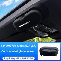 BMW X1 U11 2025-2025 automobilio zomšinis akinių dėklas modifikacija saulės akinių laikymo spaustukas stogo saulės akinių rėmelis interjero aksesuarai gray