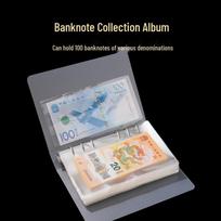 Banknote & Coin Collection Album with Protective Cover Default option