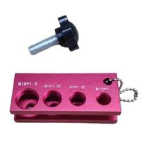 Adjuster Easy To Use for Accurate Spark Plugs Adjustment Spark Plugs Gaps Tool Spark Plugs Gapper Gapping Tool raudona