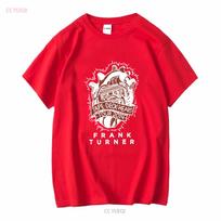 Frank Turner Kasetinis grotuvas Širdies Roko Grupės Turo 2014 Juodi Unisex S Dydžio XL Marškinėliai Vintažiniai skalbti Streetwear Atsitiktiniai Stilingi S red