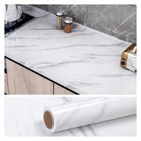 80cm Marmuro PVC Tapetai – Vandeniui atspari, lipni vinilo plėvelė virtuvei, voniai, baldams ir sienoms 1mx40cm gray