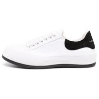 Alexander McQueen Deck Skate Plimsoll Lace Up White Black 654594W4MV79061 40 black