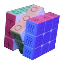 3D Relief Sculpture For Blind 3x3x3 Speed Cubo Braille Finger Rotation Cubes Magicos Educational  Fidget Toys pink