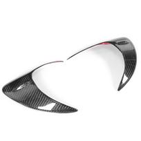 Carbon Fiber Car Headlight Eyebrow Eyelids Trim Exterior Decoration Fit for 86 white