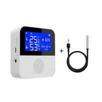 Tuya WIFI Temperature And Humidity Sensor With 2.9inch LCD Display,Spec: With Sensing Line With Sensing Line