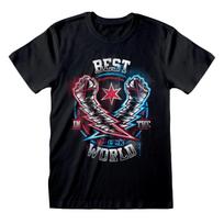 Best In The World CM Punk WWE BlackTee t-shirt tshirts XL