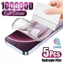 5 VNT. Hidrogelio plėvelė Skirta OnePlus 15 13 15R Nord 5 4 13R Ace 5 6 Ultra Pro 13S 12 Ekrano apsauga Skirta OnePlus 10 9 8 Pro 12R 13T Hydrogel Film&OnePlus Nord N20 SE balta
