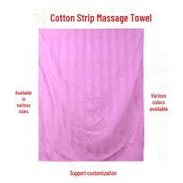 Pure Cotton Massage Towel for Beauty Salon – Hand & Bed Sheet 40cm x 60cm rožinė